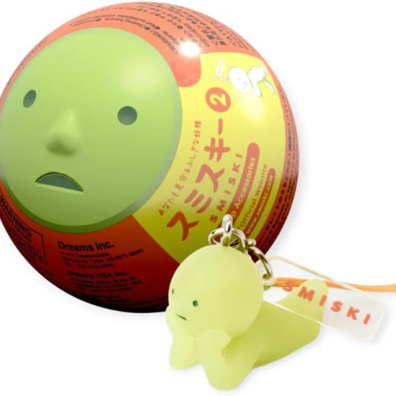Sonny Angel Smiski Strap Accessory - Series 2, Glow in The Dark Charm Accessory (1) Assorted Sealed Blind Box Original Mini Figure