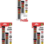 Pentel Super Hi-Polymer Refills, 0.7 mm Medium, HB, 180 Pieces of Lead (C27BPHB6)