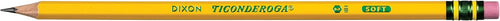 Ticonderoga Wood-Cased Pencils, Pre-Sharpened, 2 HB Soft, Yellow, 240 Count