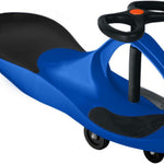 Blue and Black Lil' Rider Wiggle Car Ride on Toy, No Batteries, Gears, or Pedals, Ages 3 and Up, Develops Motor Skills, Indoor or Outdoor Use