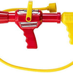4E's Novelty Firefighter Backpack Water Gun Blaster for Kids- Tank with Hose Shooter, Super Water Squirt Suitable for Outdoor Play Boys & Girls, Fireman Pretend Play