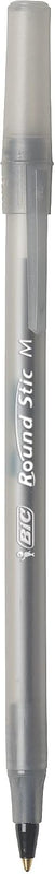BIC Round Stic Xtra Life Ballpoint Pen, Ultra Long Lasting and Consistent Ink Flow, 60-Count in Black Ink