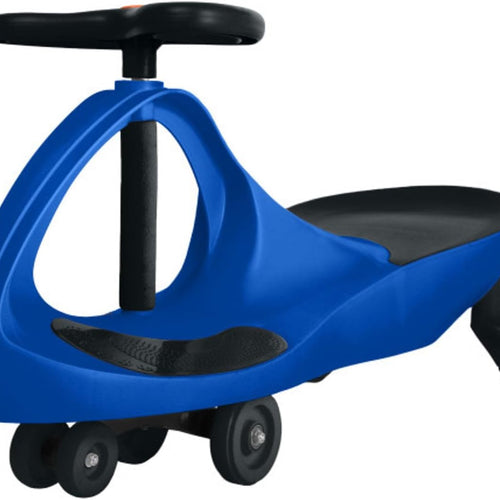 Blue and Black Lil' Rider Wiggle Car Ride on Toy, No Batteries, Gears, or Pedals, Ages 3 and Up, Develops Motor Skills, Indoor or Outdoor Use