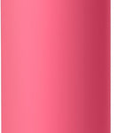 YETI Rambler 18 oz Bottle, Vacuum Insulated, Stainless Steel with Color Matching Straw Cap, Tropical Pink