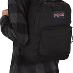 JanSport SuperBreak One Backpacks - Durable, Lightweight Bookbag with 1 Main Compartment, Front Utility Pocket with Built-in Organizer - Premium Backpack, Black