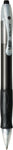 BIC Velocity Retractable Ballpoint Pens, Medium Point (1.0 mm), Black Ink Pens, 12-Count Pack, With Comfortable Grip