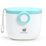 Termichy Baby Formula Dispenser for Travel: Portable Container with Scoop | 8.8oz(250g) Formula Container with Carry Handle for Weekend Trips & Overnight - Leak-Proof Silicone Seal Keeps Powder Fresh