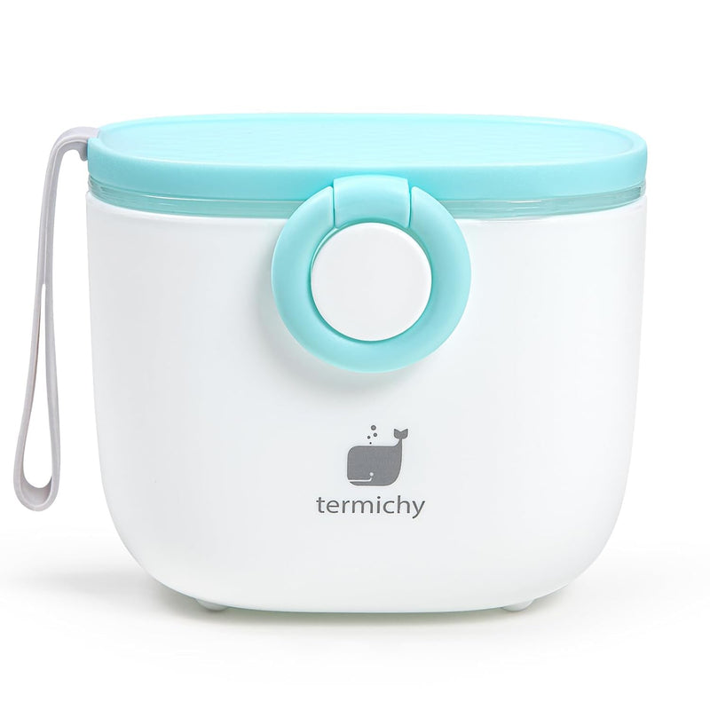 Termichy Baby Formula Dispenser for Travel: Portable Container with Scoop | 8.8oz(250g) Formula Container with Carry Handle for Weekend Trips & Overnight - Leak-Proof Silicone Seal Keeps Powder Fresh