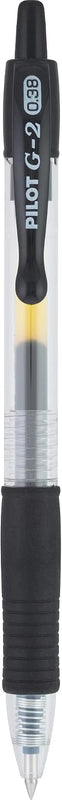 Pilot G2 Premium Refillable and Retractable Rolling Ball Gel Pens, Ultra Fine Point, Gel Ink Pens, 0.38mm, Black Ink, 5-Pack