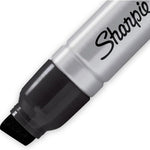 Sharpie Magnum Permanent Markers, Oversized Chisel Tip, Black, 12 Count - Office, Home, Teacher Supplies, Great for Poster Boards