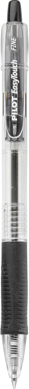 Pilot EasyTouch Refillable & Retractable Ballpoint Pens, Fine Point, Black Ink Pens, 0.7mm, 12-Pack