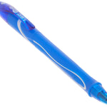 BIC Gelocity Quick Dry Blue Gel Pens, Medium Point (0.7 mm), School Supplies for Students and Teachers, with Full Grip, 12-Count Pack in Blue