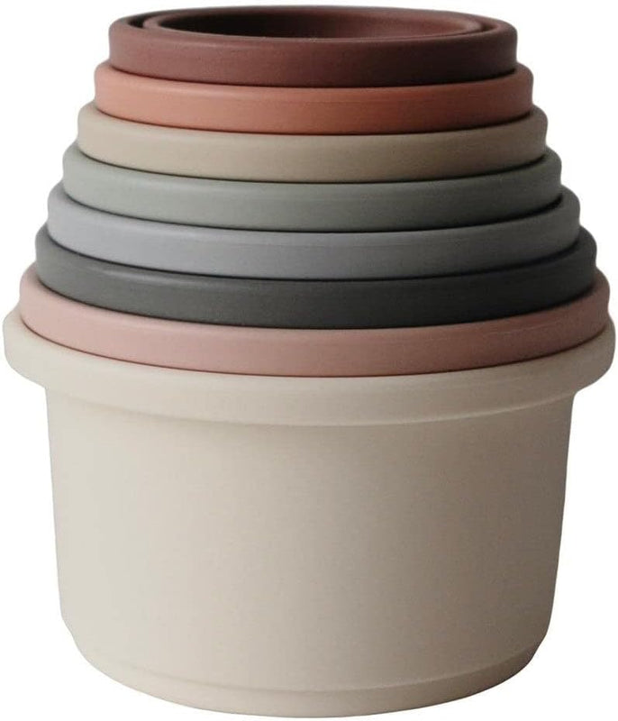 mushie Stacking Cups Toy | Made in Denmark (Original)