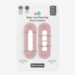 ezpz Baby-Led Weaning Food Cutters (2 pack in Sage) - 6/9 Months + | Food Prep for Infants - Designed by a Pediatric Feeding Specialist