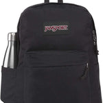 JanSport SuperBreak Plus Backpack with Padded 15-inch Laptop Sleeve and Integrated Bottle Pocket - Spacious and Durable Daypack for Work and Travel - Black