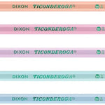 Ticonderoga Wooden Pencils, Pre-Sharpened, 2 HB Soft, Pastel Colors, 18 Count