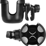 Accmor Stroller Cup Holder, Drinks Holder Bike Walker Wheelchair | 360° Rotatable Attachment Accessories for Uppababy Nuna Doona Strollers Scooter