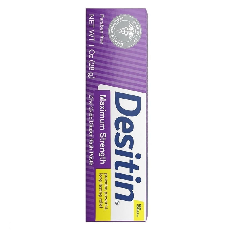DESITIN Maximum Strength Original Diaper Rash Paste 3-Piece Variety Sizes 4 oz, 2 oz, 1 oz Bundle Pack