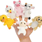 6-Piece Insect Finger Puppet Set for Kids & Toddlers, Soft Fabric Mini Hand Puppets, Realistic Animal Characters for Engaging Role-Playing & Interactive Storytelling Activities.