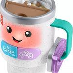 Fisher-Price Baby & Toddler Toy Laugh & Learn Coffee Mug Musical Activity with Lights & Educational Songs for Infants Ages 6+ Months | Pretend Cup, Educational Music & Lights, Busy Activities, Infants & Toddlers Ages 6+ Months