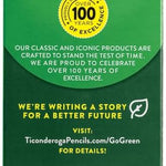 Ticonderoga Wooden Pencils, Pre-Sharpened, 2 HB Soft, Pastel Colors, 18 Count