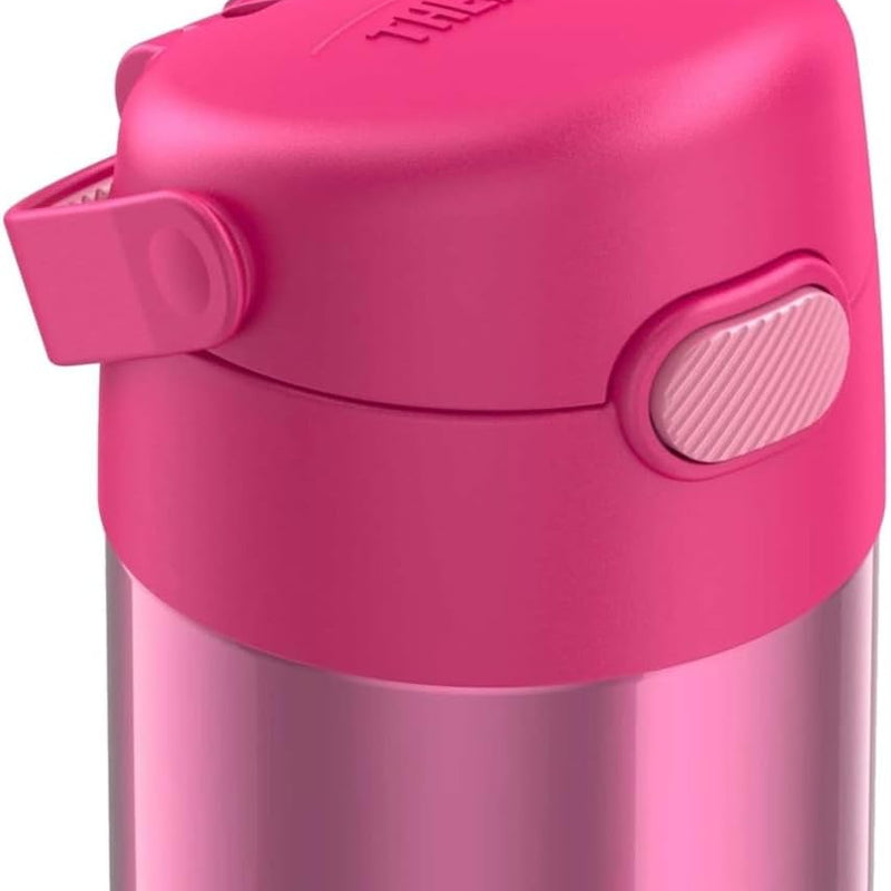 THERMOS FUNTAINER Water Bottle with Straw, 12oz, Pink