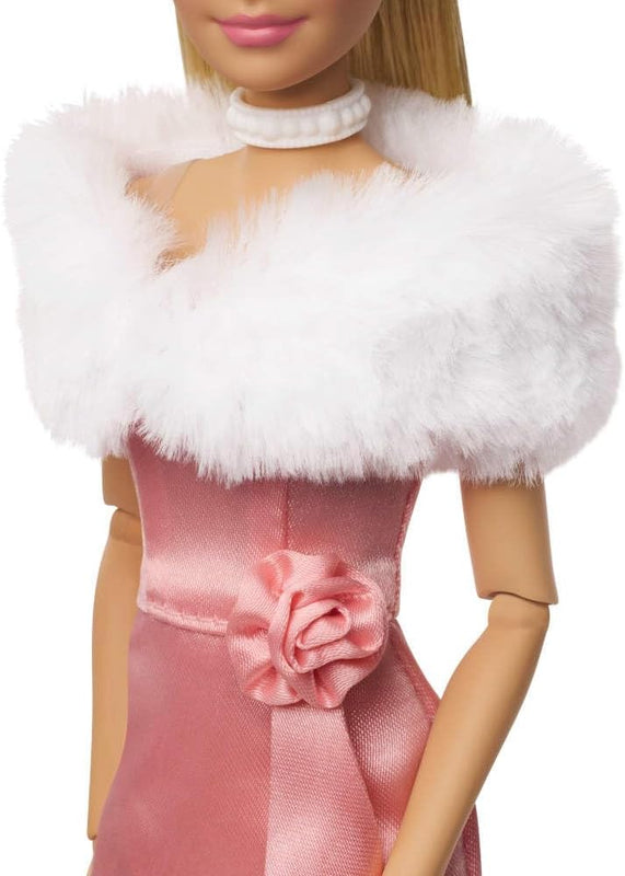 Barbie Enchanted Evening Fashion Doll in Pink Dress, Mattel Replay The Classics Collection