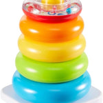 Fisher-Price baby blocks and rock-a-stack toy set for 6+ months developmental play