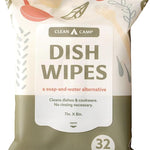 Dish Wipes | A Soap-and-Water Alternative | Pre-Moistened Food-Safe Rinse-Free