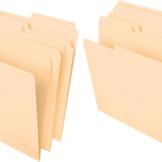 Pendaflex File Folders, 100 Pack, Durable Manila Folders, Letter Size (8.5" x 11"), 3 Top Tabs for Easy Labeling, Everyday Filing Essential for Offices, Classrooms & Home Document Organization