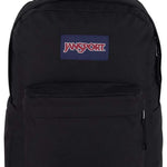 JanSport SuperBreak Plus Backpack with Padded 15-inch Laptop Sleeve and Integrated Bottle Pocket - Spacious and Durable Daypack for Work and Travel - Black