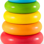 Fisher-Price baby blocks and rock-a-stack toy set for 6+ months developmental play