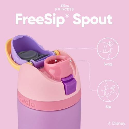 Owala Princess FreeSip Stainless Steel Water Bottle 24 oz Rapunzel