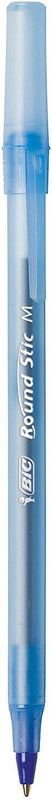 BIC Round Stic Xtra Life Ballpoint Pens, 1mm, 120 Black 120 Blue, 240 Pack | Bulk Pack of 120 Black &120 Blue Pens, Office Essentials and Teacher Supplies for Back-to-School Classrooms
