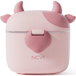 NCVI Formula Container To Go, Baby Formula Dispenser On The Go with Scoop | Formula Holder for Travel, Outdoor Picnic with Baby Infant, Portable Container for Milk Powder, Snacks, Candy, Fruits (Pink)