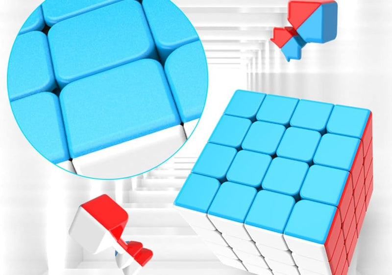 Meilong 4x4 Speed Cube Stickerless Puzzle Magic Cube 4x4x4