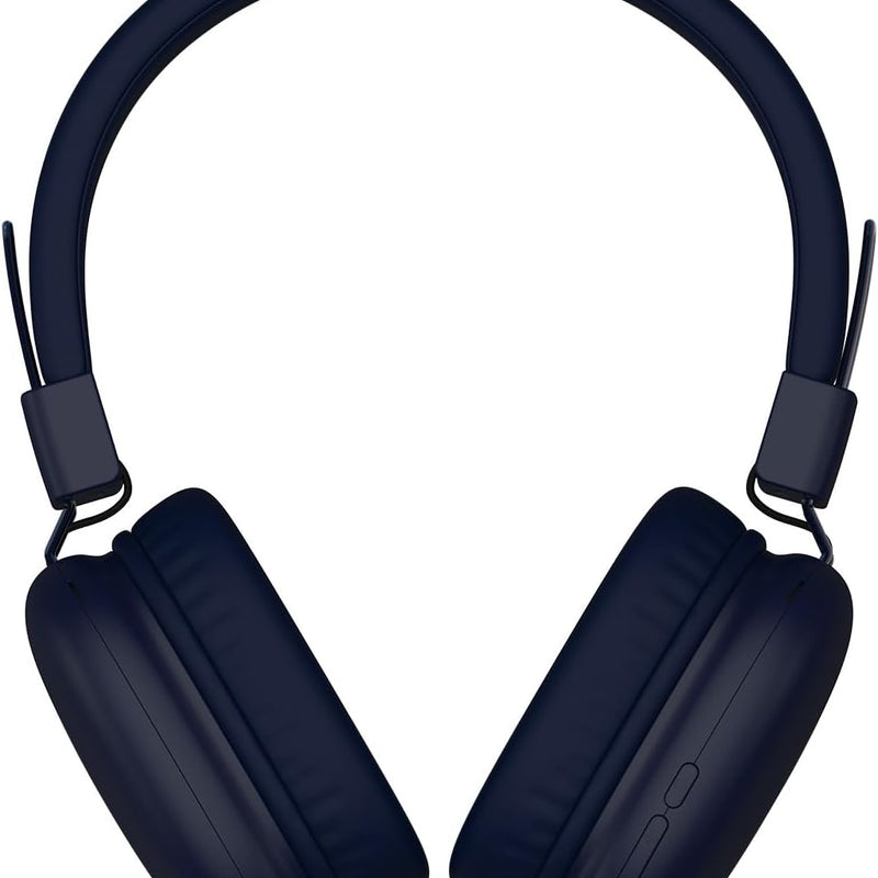 awatrue Kids Over-Ear Bluetooth Headphones, 85dBA Safe Volume, Navy Blue | Built-in Microphone, Bluetooth 5.4, Foldable, 50H Playtime, USB-C Charging