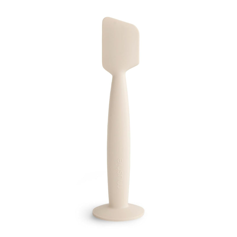 mushie Diaper Cream Applicator Soft Silicone with Suction Base (Shifting Sand)