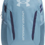 Under Armour Unisex-Adult Hustle 6.0 Backpack, (002) Black/Black/White, One Size Fits Most