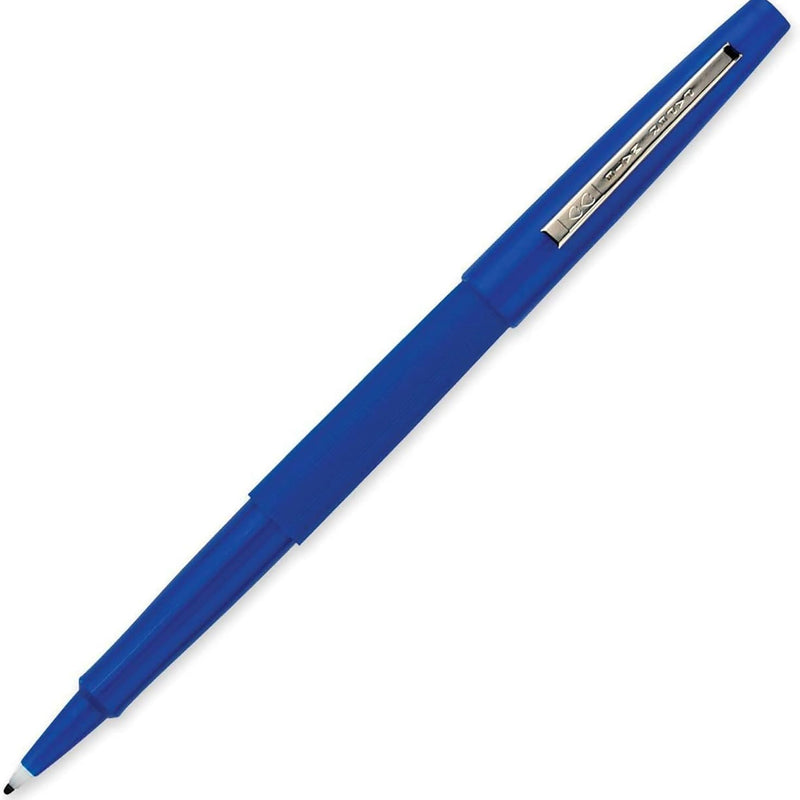 Paper Mate Flair Felt Tip Pens, Medium Point (0.7mm), Blue, 12 Count - Teacher Supplies, Arts & Crafts, Back to School