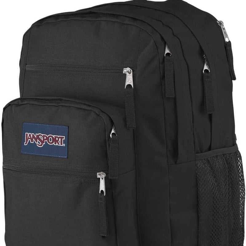 JanSport Laptop Backpack - Computer Bag with 2 Compartments, Ergonomic Shoulder Straps, 15” Laptop Sleeve, Haul Handle - Black