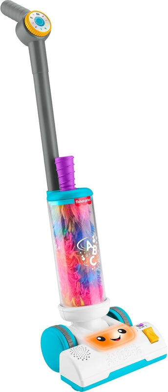 Fisher-Price Laugh & Learn 2-in-1 Vacuum with Lights, Sounds & Learning for Toddlers 2+ Years