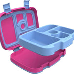 Bentgo Kids Prints Leak-Proof, 5-Compartment Bento-Style Kids Lunch Box - Ideal Portion Sizes for Ages 3-7, Durable, Drop-Proof, Dishwasher Safe, & PFAS & BPA-Free Materials (Rainbows & Butterflies)