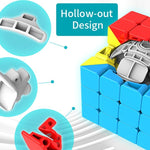 Meilong 4x4 Speed Cube Stickerless Puzzle Magic Cube 4x4x4