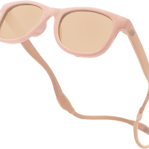 Polarized Baby Sunglasses With Strap - Unbreakable Flexible Infant Sunglasses For Toddlers Newborns 0-24 Months