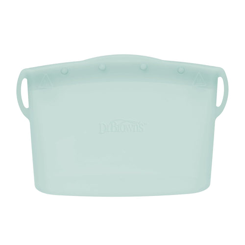 Dr. Brown's Microwave Steam Sterilizer Bag for Baby Bottles, Breast Pump Parts & Other Toddler Accessories, 100% Silicone, Reusable Sterilizing Bag