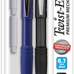 Pentel Twist-Erase III Mechanical Pencil, (0.7mm), Assorted Barrel Colors with 2 Eraser Refills, Pack of 2 (QE517BP2)