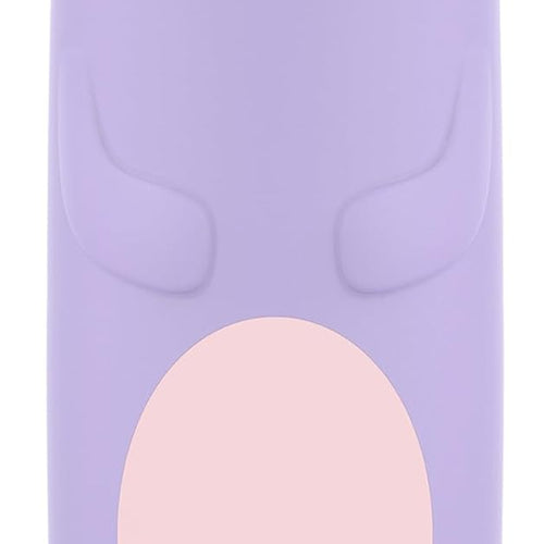 Ello Ellies 12oz Stainless Steel Leakproof Kids Water Bottle, Cat | Insulated kids water bottle with straw, leakproof locking lid, carry handle, and stainless steel fun animal design for school