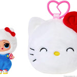 LOL Surprise Loves Hello Kitty and Friends Reversible Plush - Blind Plush with Matching Tot, Sanrio Characters, On-The-Go Play, 5 Surprises, 6 Adorable Styles!