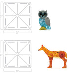 MAGNA-TILES Forest Animals 25-Piece Magnetic Construction Set, The ORIGINAL Magnetic Building Brand